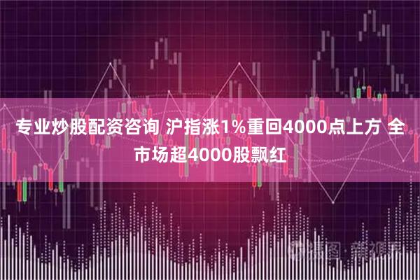 专业炒股配资咨询 沪指涨1%重回4000点上方 全市场超4000股飘红