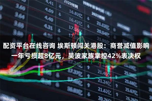 配资平台在线咨询 埃斯顿闯关港股：商誉减值影响一年亏损超8亿元，吴波家族掌控42%表决权